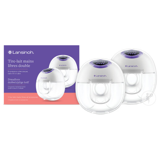 Tire-lait Mains libres double pompage LANSINOH