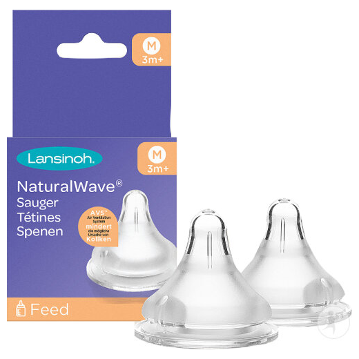 Tétines Natural Wave M - LANSINOH