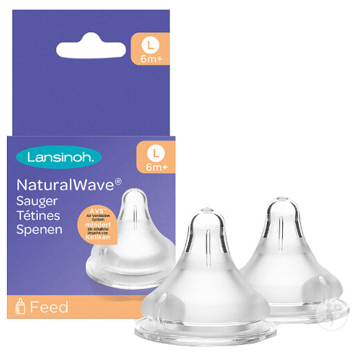 Tétines Natural Wave L - LANSINOH