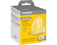 Téterelles Hands Free pour coques mains libres Medela taille 27 mm