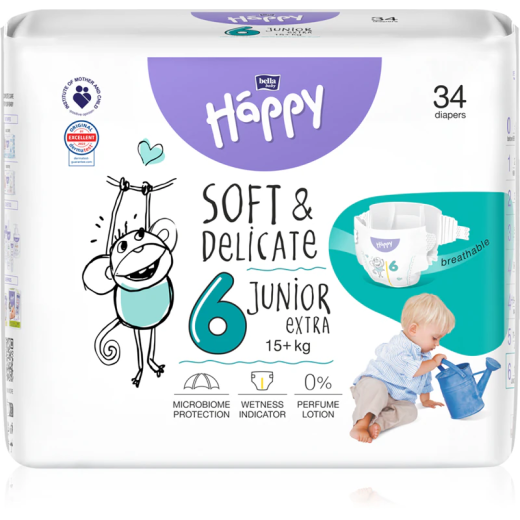 Couches Happy Junior Extra taille 6