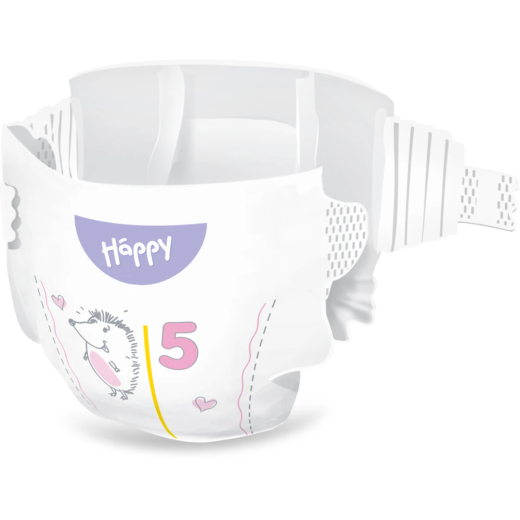 Couches Happy Junior taille 5 (11-18 kg)