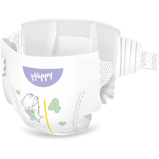 Couches Happy Maxi taille 4 (8-14 kg)