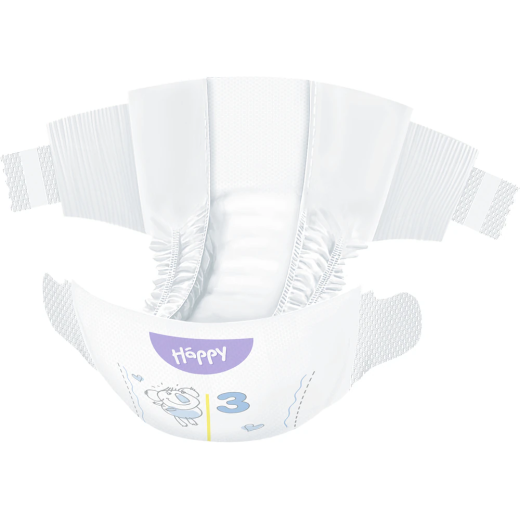 Couches Happy Midi taille 3 (5-9 kg)