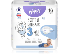 Couches Happy Midi taille 3 (5-9 kg)