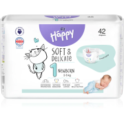 Couches Happy Newborn taille 1 (2-5 kg)