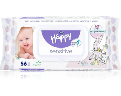 Lingettes pour bébé Sensitive Happy 
