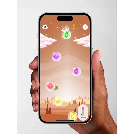 Sonde de rééducation périnéale connectée Perifit Case rose