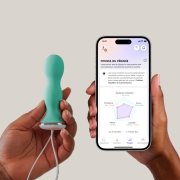 Sonde de rééducation périnéale connectée Perifit Case verte