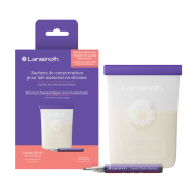 Sachets de conservation du lait maternel en silicone Lansinoh 
