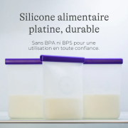 Sachets de conservation du lait maternel en silicone Lansinoh 