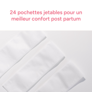 Recharge pochettes hygiéniques pour serviette post-accouchement Lansinoh