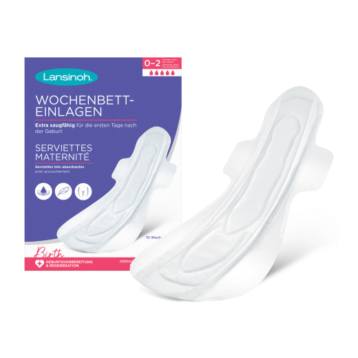 Serviettes maternité post-partum (0-2 semaines) Lansinoh 