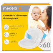 Coussinets d'allaitement respirants MEDELA