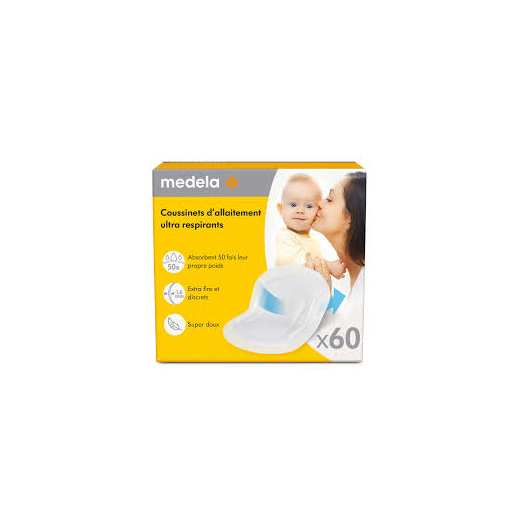 Coussinets d'allaitement respirants MEDELA
