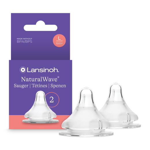 Tétines Natural Wave® Lansinoh taille L 