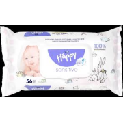 Lingettes Happy Sensitive Bébé x52