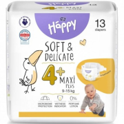 Couches Happy Maxi plus T4+ 9-15KG x13